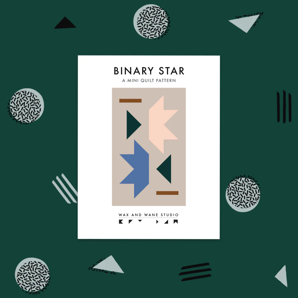 Binary Star (Patience) | PDF Download Mini Quilt Pattern