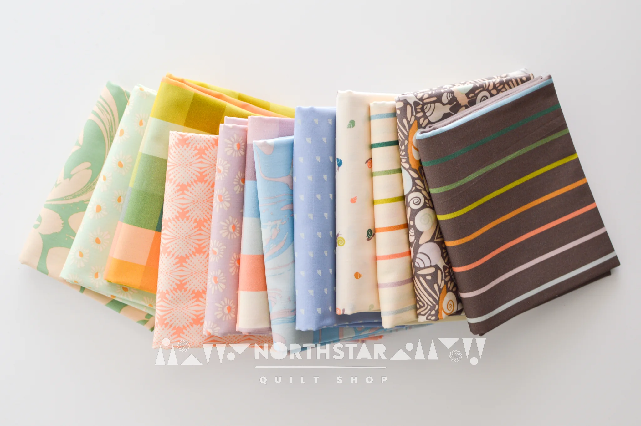 Tiny Stripe Pearl | Art Gallery Fabrics Quilting Cotton Yardage - Image 3