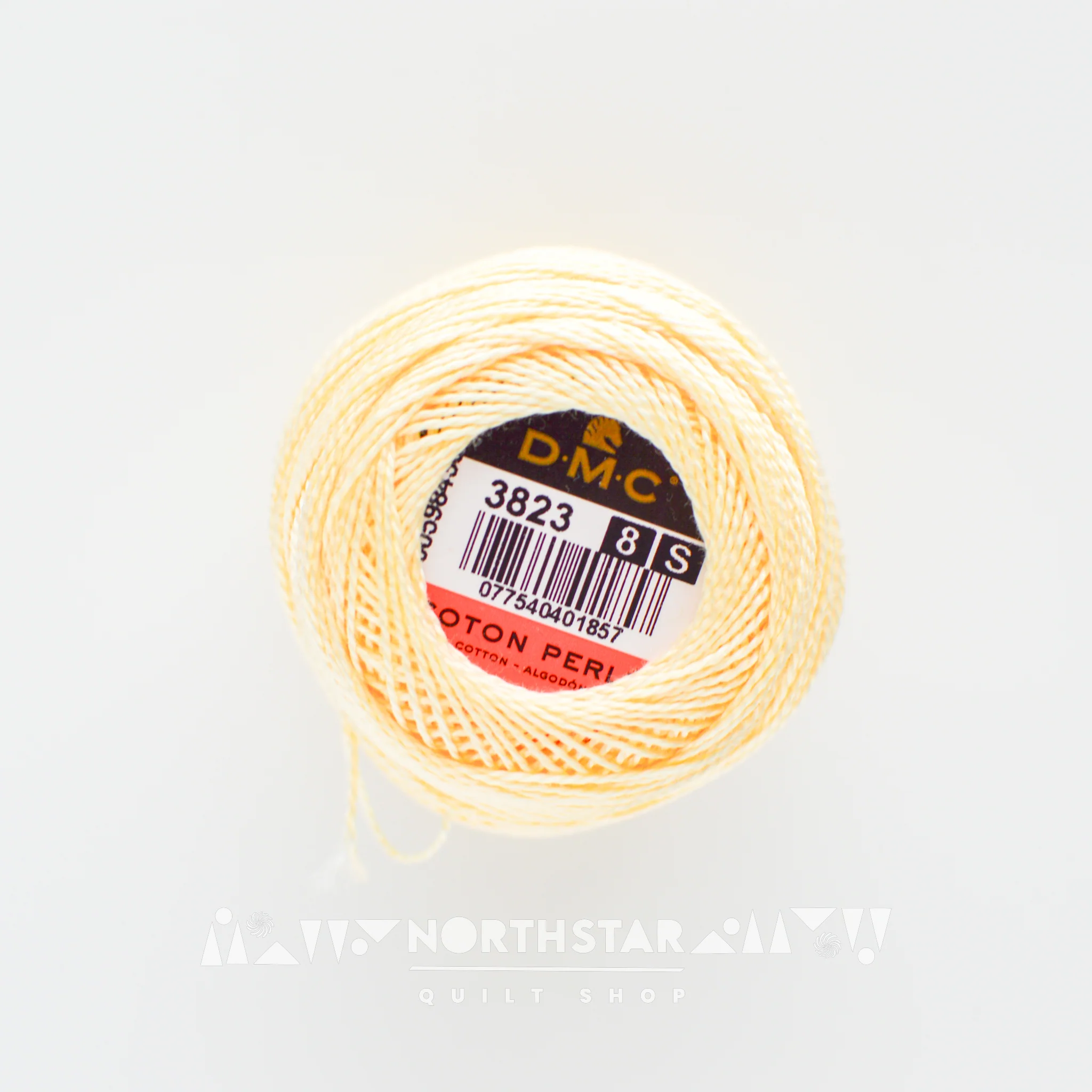 Pearl Cotton Balls Size 8 Ultra Pale Yellow 3823