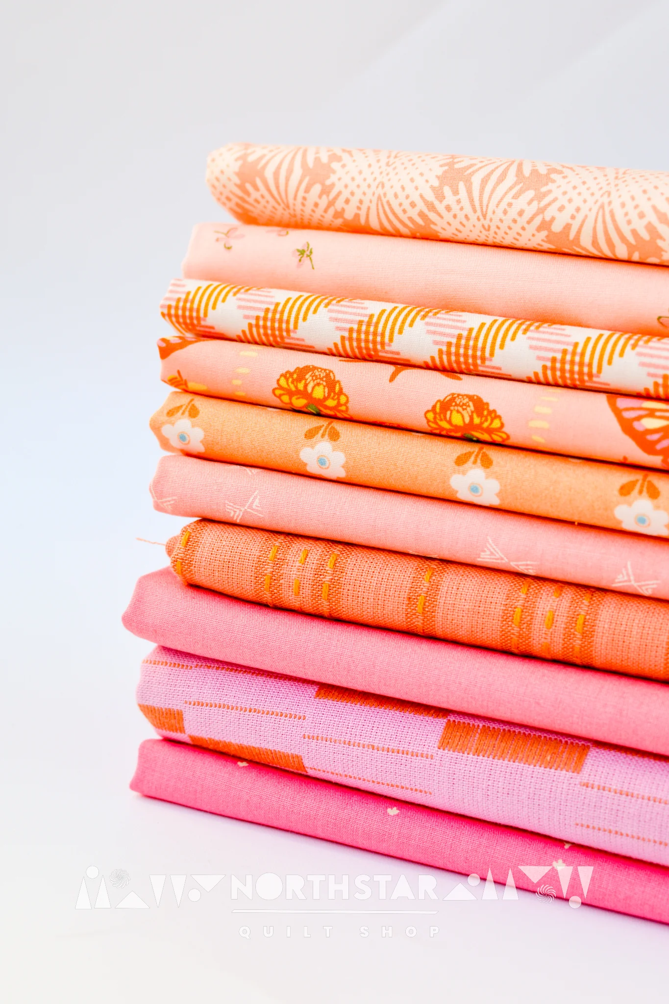 Pretty In Pink & Peach Bundle | Modern Quilting Fabrics - Image 4