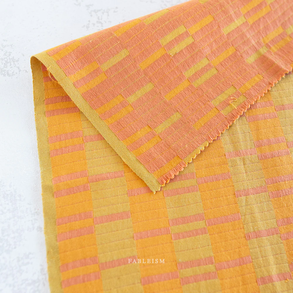 Southwest Stripe Mango | Fableism Supply Co Cotton Quilting Yardage - Image 3