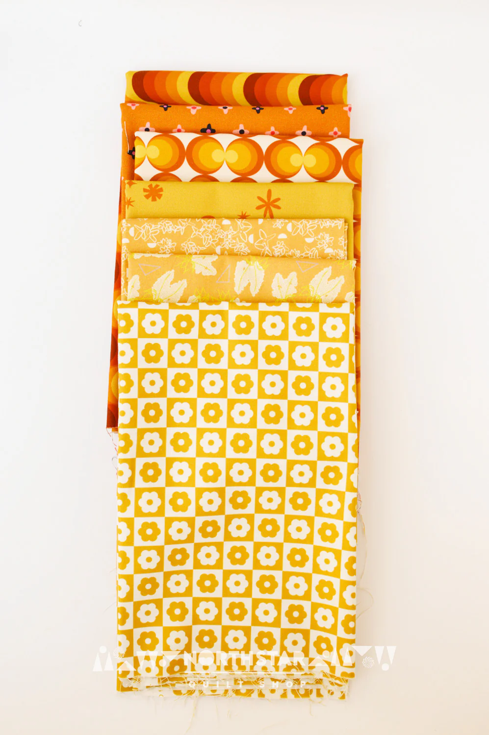 Warm Sunny Ochres Bundle | North Star Quilt Shop Curated Cotton Quilting Bundle - Image 3